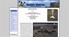 Desktop Screenshot of boulderbluffinc.com